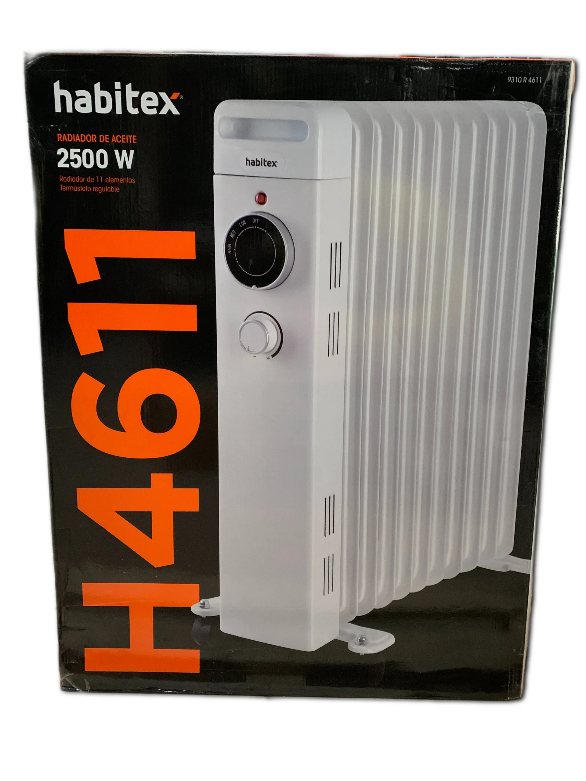 Radiador Aceite Habitex H4611 2500W
