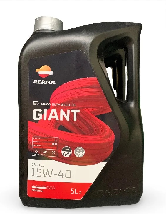Aceite Repsol GIANT 7630LS 15W40 THPD 5L