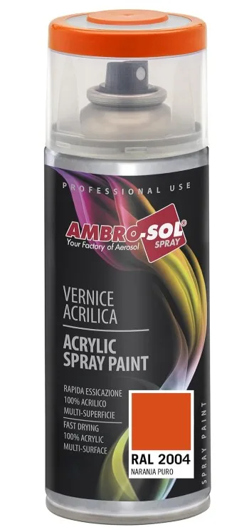 Pintura spray naranja Kubota Ambro-Sol
